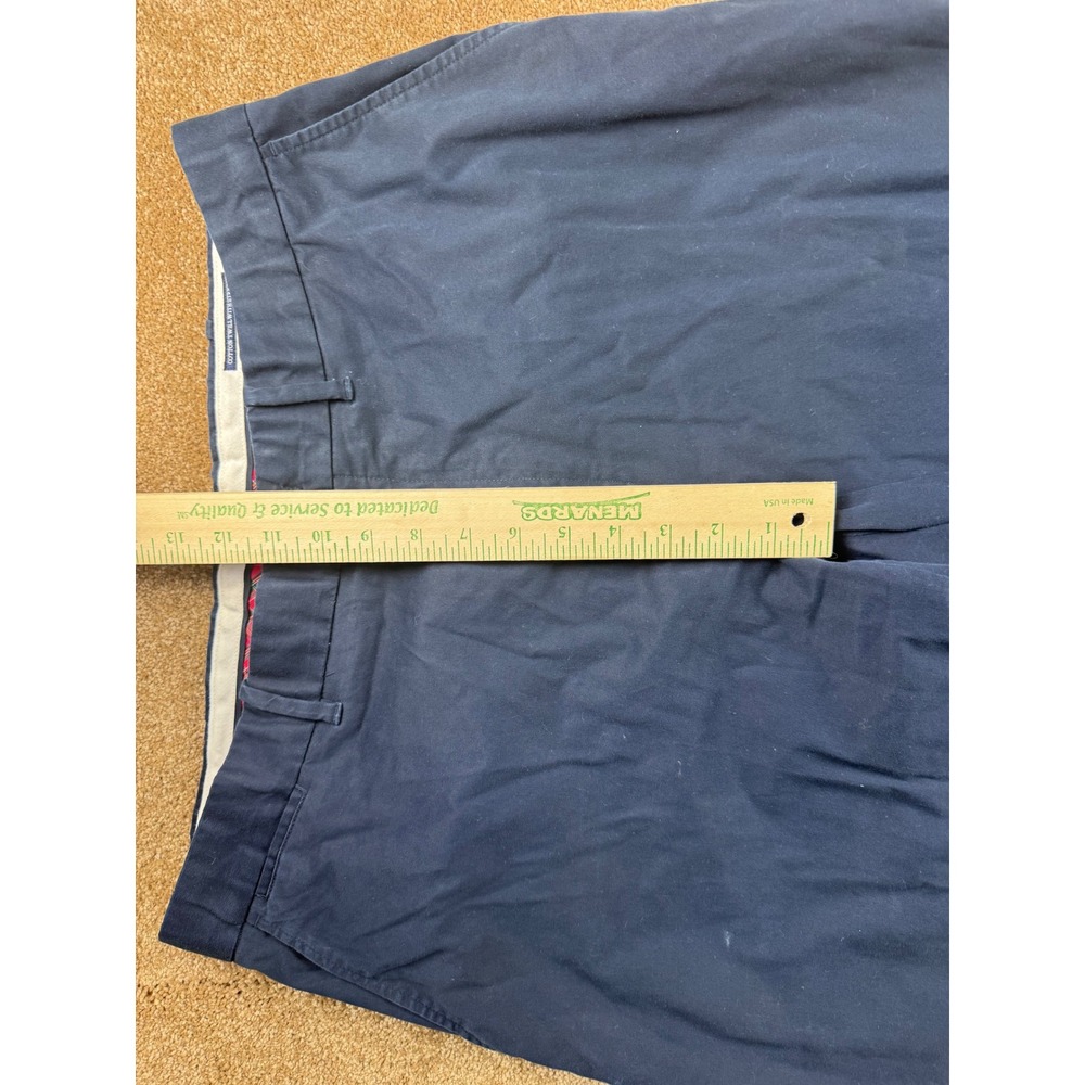 Polo Golf Ralph Lauren Mens Navy Blue Cotton Twill Stretch Pants 36x34 Straight - Picture 6 of 15